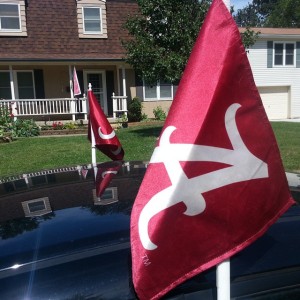 Double car flags, y'all!